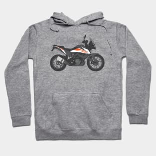 Ride 390 adv white Hoodie